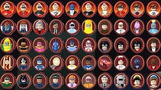 LEGO The Incredibles - All Characters