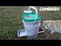 Dispensador de Comida y Agua Casero para Mascotas / Comedero Automático y Portátil / Como se Hace