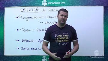 Qual o objetivo de orientar o estudo?