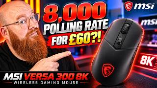 The Fastest Mouse I've Ever Used | MSI VERSA 300 8K Review