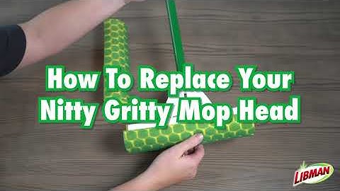 Libman Nitty Gritty® All-Surface Roller Mop | How to Replace Your Mop Head