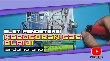 Arduino Uno - Deteksi Kebocoran Gas Elpiji dengan Modul Sensor MQ-2