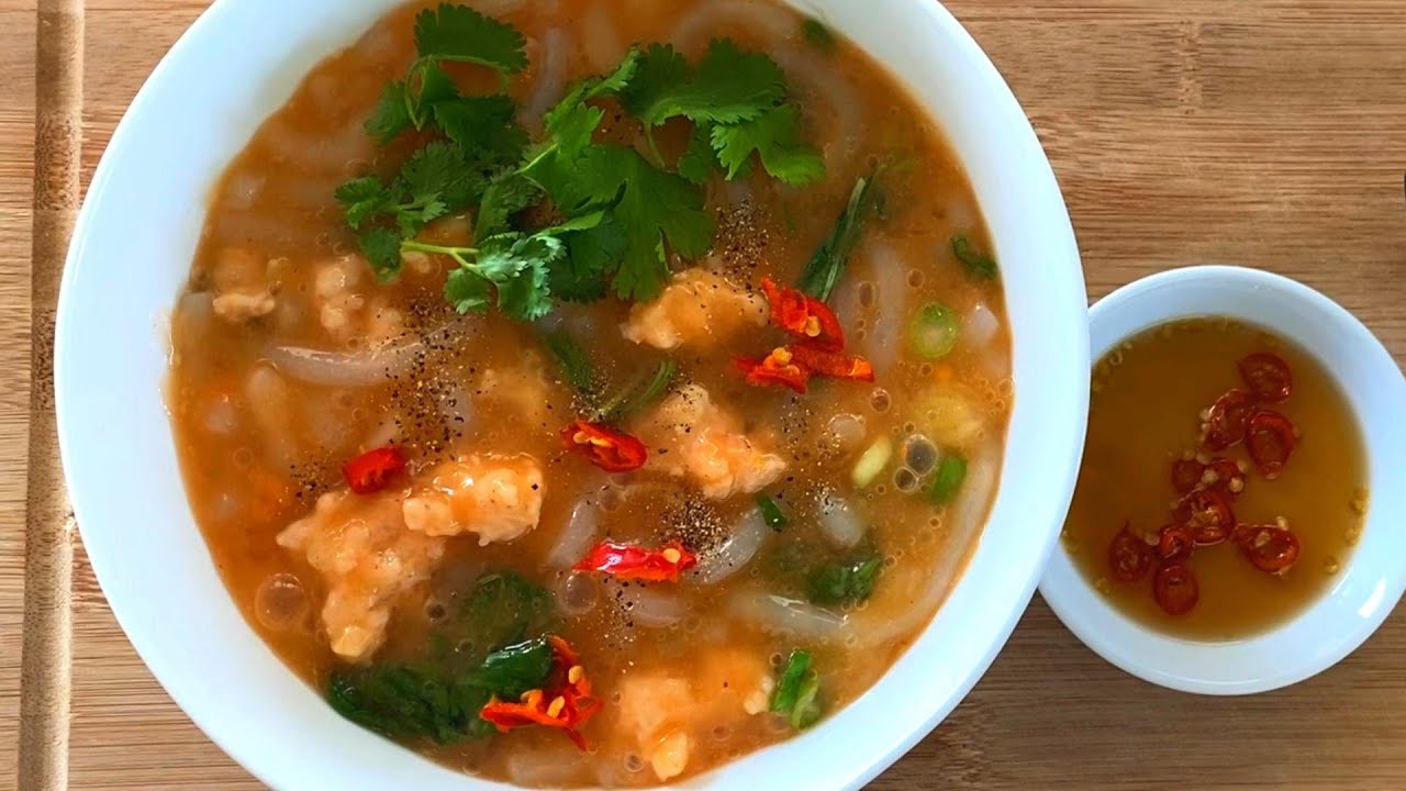 Hướng dẫn Cách nấu bánh canh cua – Cách làm Bánh Canh Nam Phổ Nhanh Ngon Bằng Sợi Bột Lọc Gạo – Vietnamese Rice Tapioca Shrimp Soup