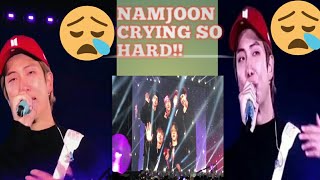#SpeakYourselfTheFinald_3 BTS | NAMJOON |CRYING SO HARD