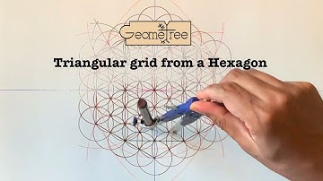 Constructing a triangular grid from a hexagon