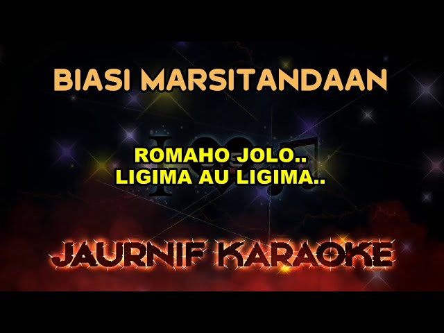 BIASI MARSITANDAAN // KARAOKE TAPSEL // TANPA VOKAL class=