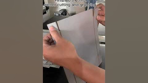 SLG 850 automatic grooving and corner cutting machine