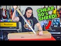 UNBOX and DEMO of the CHEAPEST 80's SHRED GUITAR!