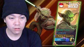 Review Skin Cyclops Master Yoda, Fix Ini Review Skin Tersial Gw Selama Maen! - Mobile Legends