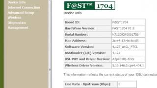 Modem Settings for Broadband in PTCL Sagemcom Fast1704 Modem