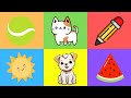Aprende 10 palabras fáciles en inglés 🧠✨Video para niños.