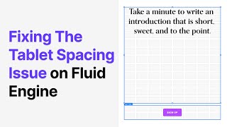 Fixing the Spacing Problem in Tablet View for Fluid Engine by Will Myers 3,650 views 1 year ago 8 minutes, 36 seconds