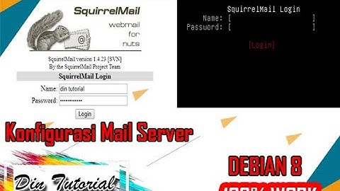 KONFIGURASI MAIL SERVER DEBIAN 8 ON VIRTUALBOX #dintutorial