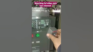 ABB ACB Release Testing by Release kit #lnt #cns #trending #shorts #trend #schneider #bch #siemens