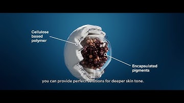 DeeperCaps™: encapsulated pigments for dark skin tones