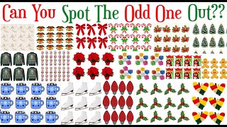 Can You Find The Odd One Out? Holiday Edition