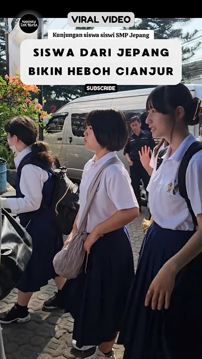 Pertukaran Siswa Jepang di Cianjur, Bikin Heboh‼️ #reaksibule #buleriview #shorts #viralvideo