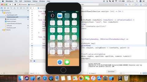 Swift en español / contactos del iPhone con Swift 4 parte II