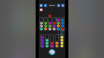 Lv 102 Ball Sort Puzzle - Color Game / 顏色分類遊戲 / ボールソーティングパズル (Guru Game)  #ballsortpuzzle