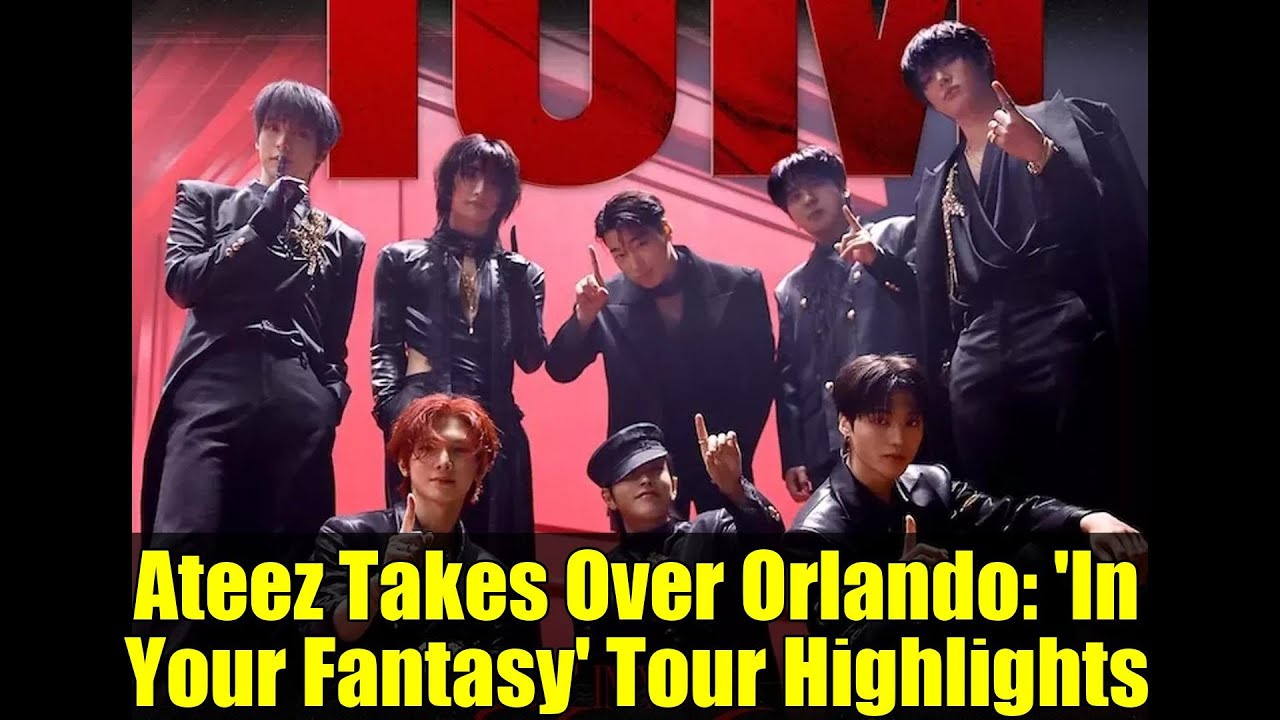 Ateez Takes Over Orlando: 'In Your Fantasy' Tour Highlights