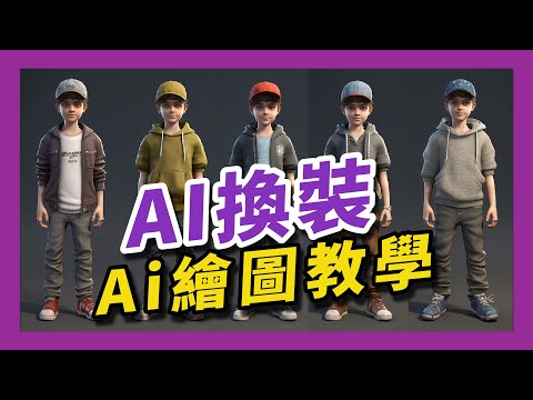 Ai繪圖教學 |Ai換衣服| 快速變裝 | 免費軟體 | stablediffusion +ControlNet |