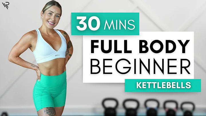 30 Min BEGINNER FULL BODY KETTLEBELL (Vocal Instructions) No repeats | All Standing workout