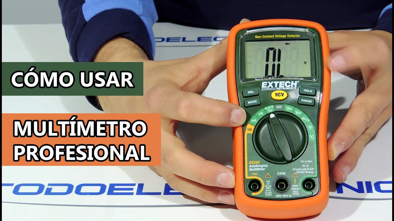 Tester Multimetro Profesional Electronica Electricista