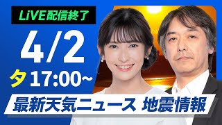 ウェザーニュースの配信のサムネイル画像