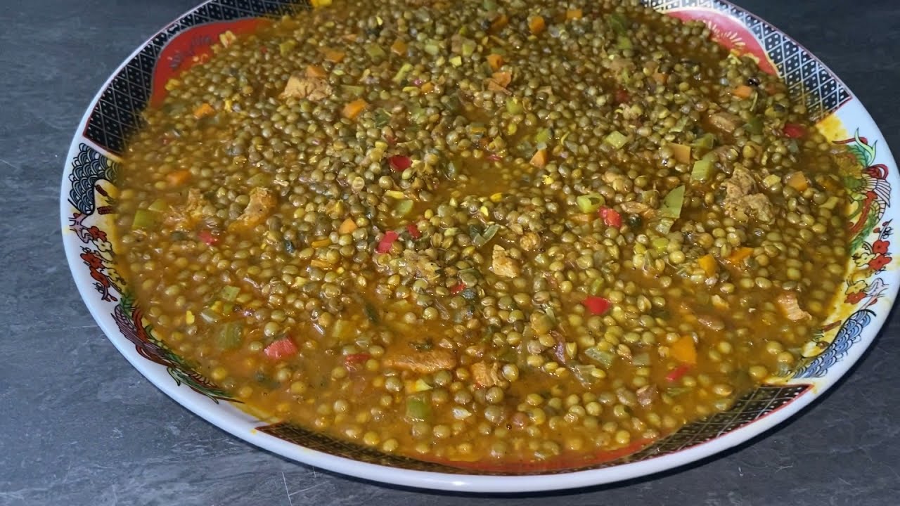 recette rif// la3das (lentilles recette inratable et délicieuse)👌😋