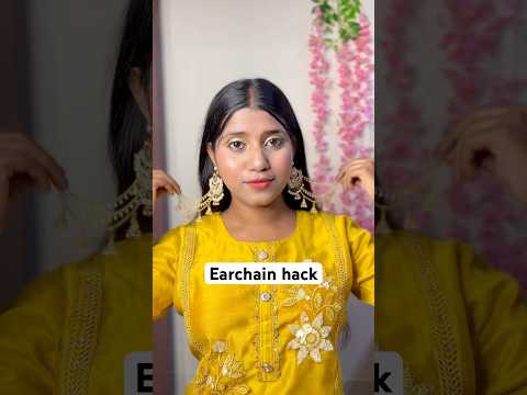 Try this earchain hack /#hacks #hairstyle #ytshorts #hair #makeup #earchain #hack#hairtutorial