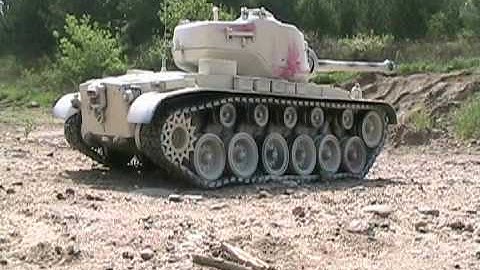 creepingdeathrc tiger 1 greengas paintball 1/16th  rctank