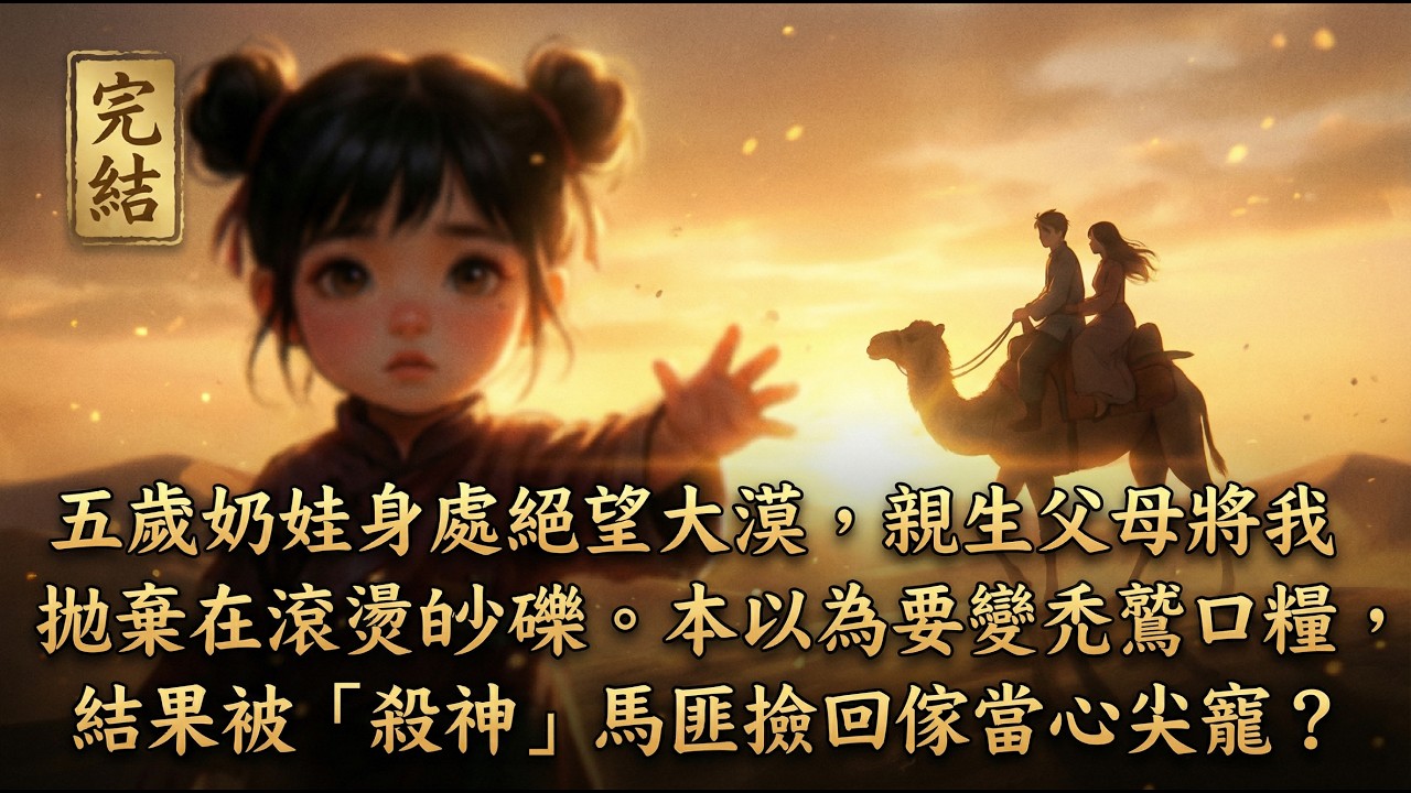 【淚目反轉】爹娘為保命將我棄屍荒漠！本以為要變禿鷲口糧，結果被「殺神」馬匪撿回傢當心尖寵？這一家子全是滿級大佬！#古言 #穿越 #團寵 #種田 #馬甲文 #養崽 #溫馨日常 #爽文