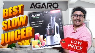 Best Slow Juicer 2021 in Budget | Best Slow Juicer In India | AGARO Slow Juicer Review