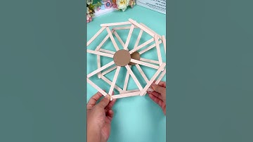 Easy diy ferris wheel |easy to make giant wheel withicecream sticks#easydiy#easycraft#trendingcrafts