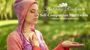5 Minute Self Compassion Guided Meditation | Loving Kindness and Compassion | Dr  KJ Foster