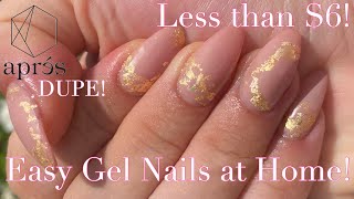 Easy DIY Gel Nails at Home |Apres Dupe Method|