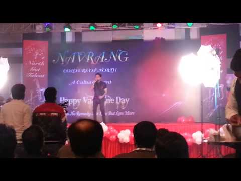 Atul singh performing yo yo honey singh