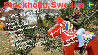A Full Day of Adventures in Stockholm! | Djurgården, Skansen Museum, Vasa Museum, Aifur Viking Bar