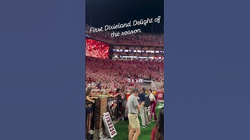 Thumbnail of Spend my dollar 🎶 Alabama packed out during the first Dixieland Delight of the season #rolltide