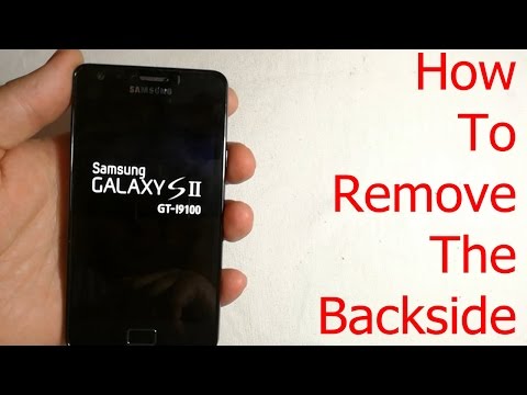 rd #159 Samsung Galaxy S2 GT I9100 How to remove the backside rd #159 Samsung Galaxy S2 GT I9100 How to remove the backside