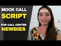 Mock Call Script with Call Flow Guide: Hotel Booking Part 2