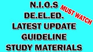 D.El.Ed.(NIOS) Latest update for Untrained Teachers From Android screenshot 4