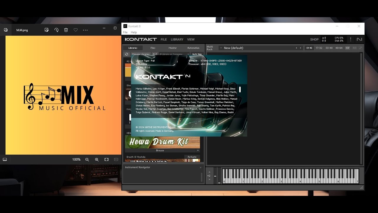 شرح تثبيت وتفعيل - Kontakt 8 pro بكل سهولة - بواسطة الفنان دكتور توماس