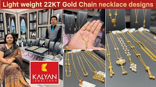 Super-Light weight🔥22KT Gold “Huge” collections of Chain Necklaces from Kalyan jewellers | Chains ✨