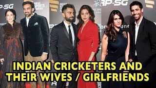Indian Cricketers With Their Glamorous Wives And Girlfriends At Indian Sports Honours Awards 2017!