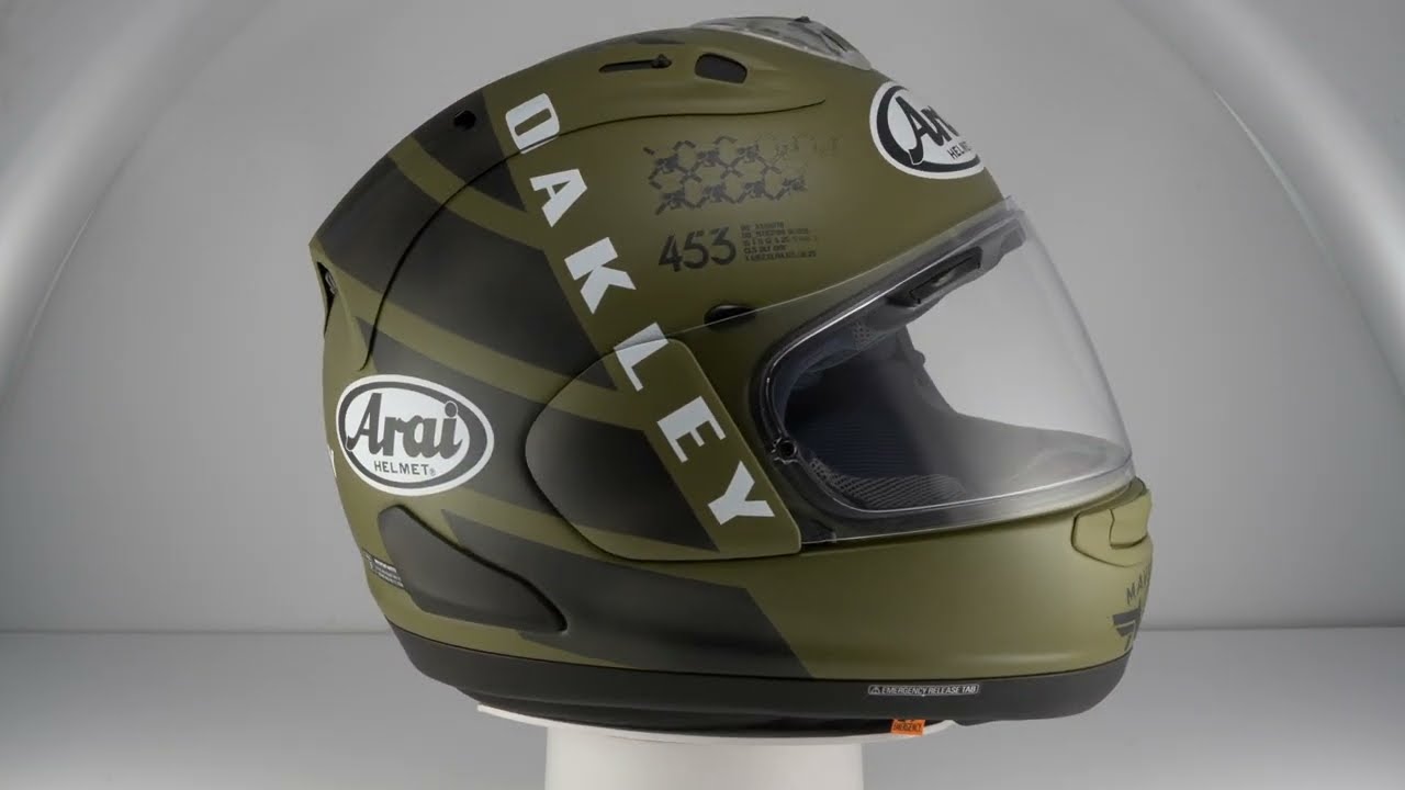 arai army camo helmet RX 7V EVO MVK Oakley