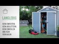 Keter Manor 6x8 Outdoor Garden Storage Shed - DE Keter Manor 6x8 Outdoor Garden Storage Shed - DE