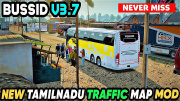 RELEASE TAMILNADU TRAFFIC MOD For Bus Simulator Indonesia || Bussid V3.7.1 || Offroad Gamers ||