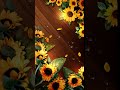 HD Bright Golden Sunflower Theme Q mp3