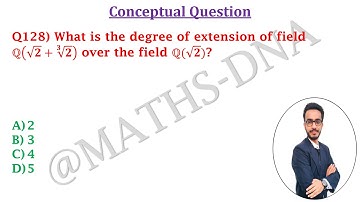 Q128 | ABSTRACT ALGEBRA | CSIR-NET/JRF  | GATE | IIT-JAM | NBHM | NBHM P.Hd.|
